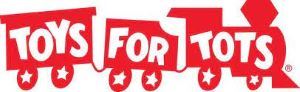 Toys for tots train logo