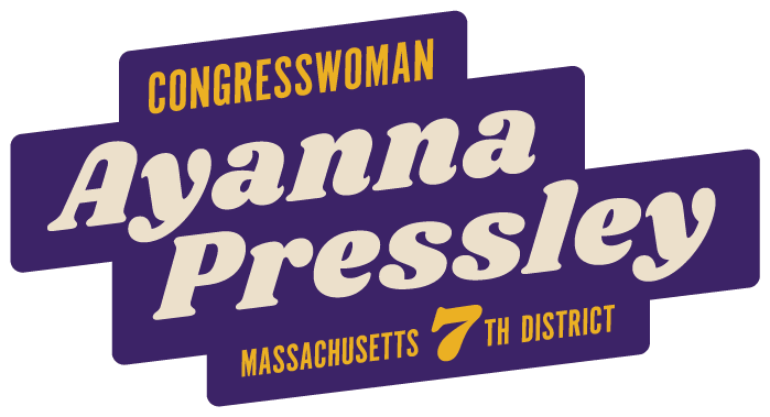 Ayanna Pressley Congresswoman 7th Massachusetts Congressional District Logo