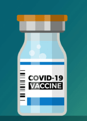 Vial with COVID-19 Vaccine