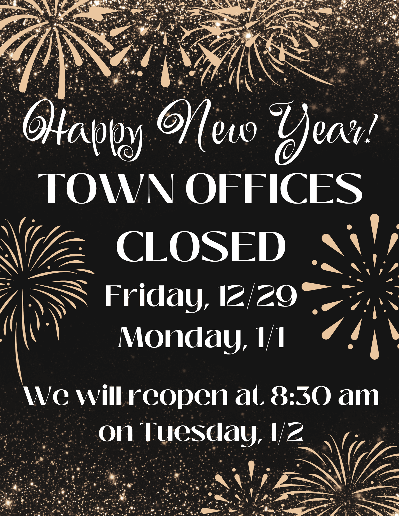 Dec Holiday Closure